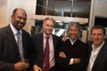 Mrs. Arnaud Liguer-Laubhouet, Philippe Hancock, Jean-Fran&ccedil;ois Fiammingo et Christian Bedat