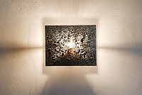 Byzance  - Applique en béton translucide