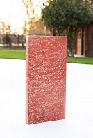 Byzance  - Pierre en béton translucide rose